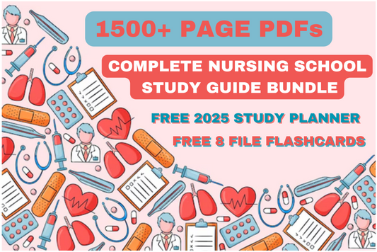 The Complete Nursing Study Bundle